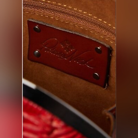 Patricia Nash Papaya Melfi Oval Clam Bag Women's Handbags - Picture 8 of 8